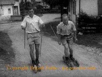 Rollerski in the Federal Republic of Germany (West Germany) 01/09/1955